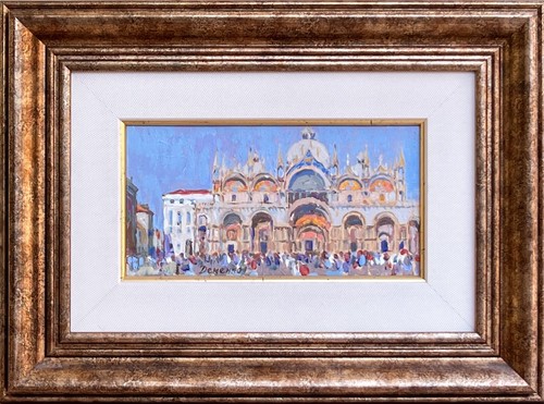 Dipinto olio con cornice