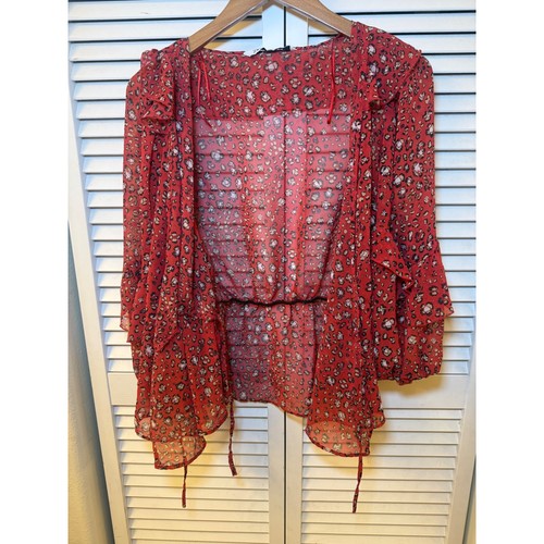 Blusa zara rossa - blusa,