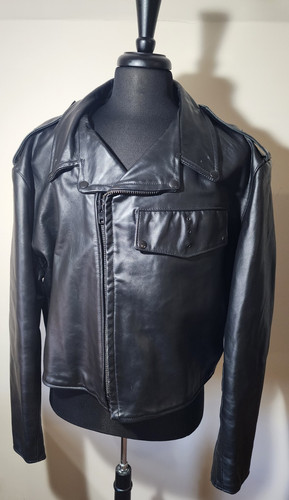 Giacca bomber pelle polizia