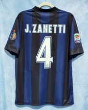 MAGLIA SHIRT NIKE INTER 2013-2014 J.ZANETTI 4 RITIRO CALCIO M ORIGINAL VINTAGE