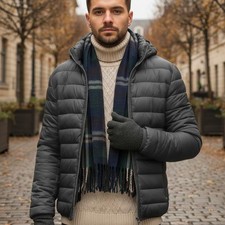 Piumino Uomo Con Cappuccio