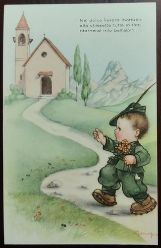 Cartolina illustrata bambini - cartolina,