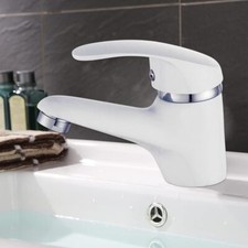 Rubinetto a maniglia singola , colore bianco