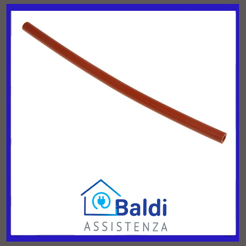Tubo silicone rosso 5x10 - silicone, l=230