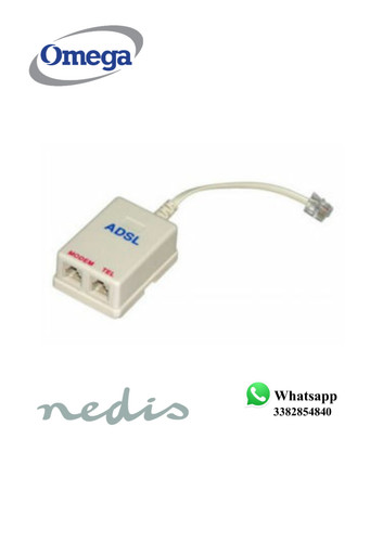 Nedis filtro adsl filter1 - filtro,