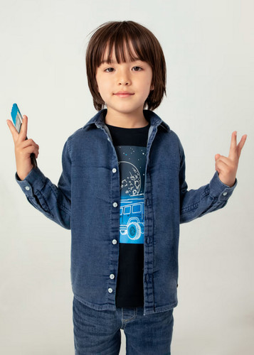Camicia camicie denim bambino - camicie,