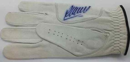 Golf glove signed - golf, by