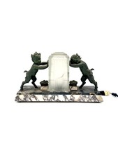 Lampada Art Déco con Putti -