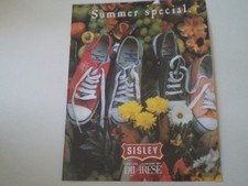 advertising Pubblicità 1991 SCARPE SISLEY SPECIAL MADE BY DIVARESE