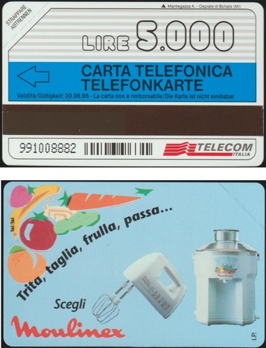 Scheda telefonica 5000 - scheda, lire