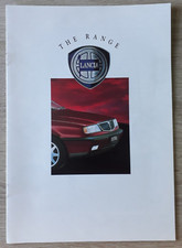 Lancia range brochure 1991 - lancia,