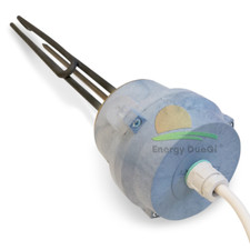 Resistenza elettrica corazzata 2 kW monofase termostato a riarmo manuale 82°C