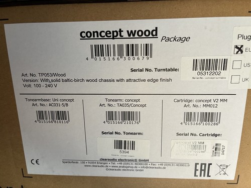 Clearaudio tp053 wood - clearaudio,