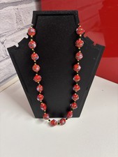 COLLANA TORTA NUZIALE ROSSA