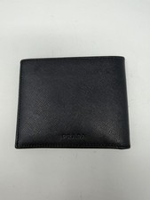 Portafoglio Uomo Nero Saffiano