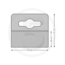 Ganci per blister autoadesivi