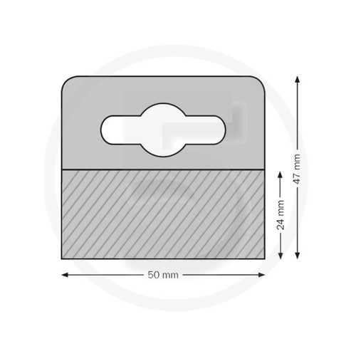 Ganci per blister autoadesivi