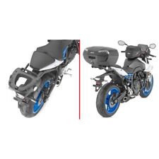 PORTAPACCHI POSTERIORE PER MOTO SUZUKI GSX-8S PORTA BAULETTO GIVI SR3126