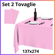 Set 2 tovaglia rosa party