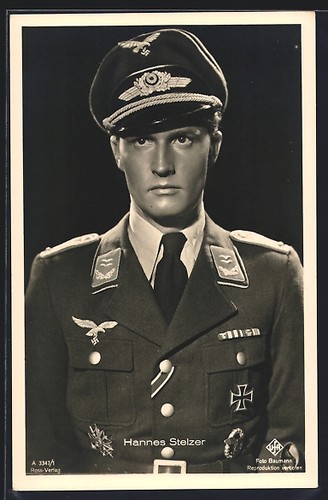 Cartolina attore hannes - attore,