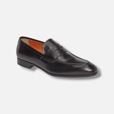 Santoni Men's Black Gavin