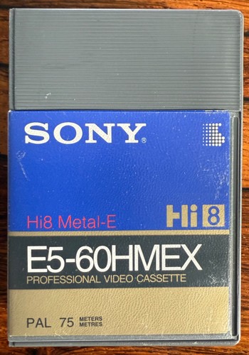 Sony hi8 videocassetta - hi8,
