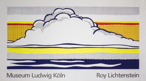 Roy lichtenstein cloud - lichtenstein, &