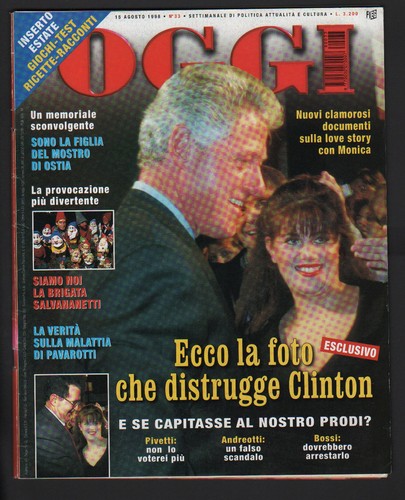 Oggi 1998 clinton lewinsky - clinton,