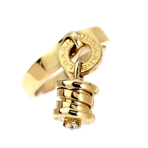 Anello con diamanti bulgari - anello,