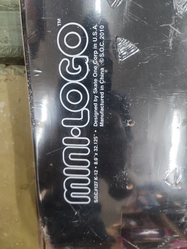 Mini logo skateboard - logo, deck
