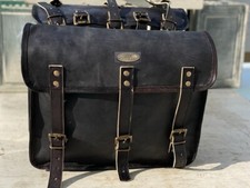Borsa da sella grande in vera