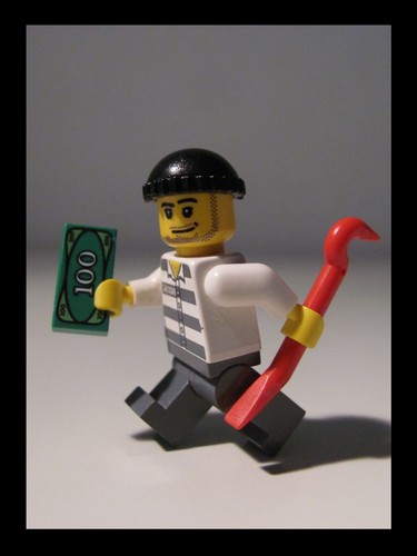 Lego minifig criminal - lego:,