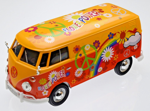 Volkswagen bus flower - volkswagen, power