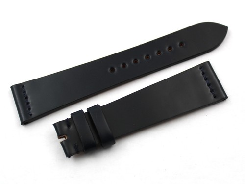Cinturino cordovan pelle blu - cordovan,