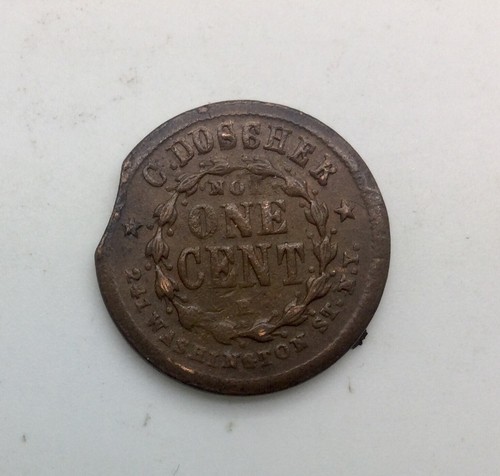 1863 gettone guerra - guerra, civile