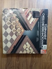 Scacchi Dama Backgammon Legno