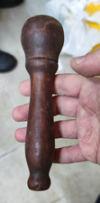 Antico pestello in legno per mortaio vecchio vintage antiquariato cucina casa