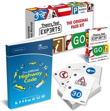 The Highway Code 2025 UK + 128 cartelli stradali flash card 2025 105*74 millimetri 