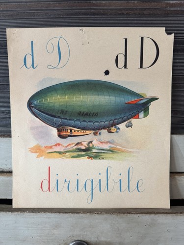 Tavola didattica vintage - , d