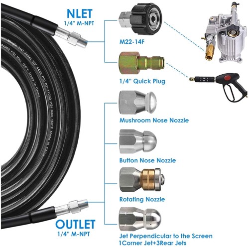 Kit getto fognario 100ft - getto,