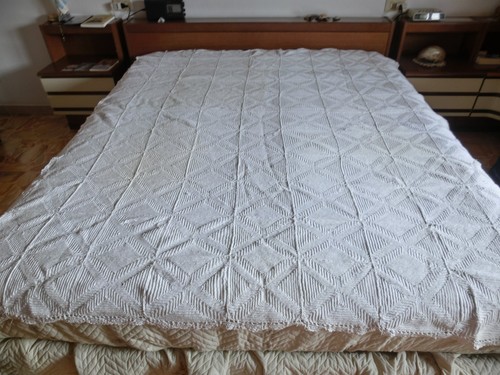 Coperta uncinetto fatta - , a