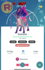 Shiny Dmax Suicune LVL50