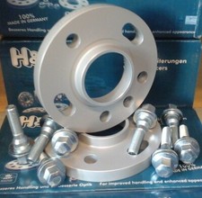 4 DISTANZIALI RUOTA H&R 15mm DS 7 Bullone PIATTO OEM CITROEN/PEUGEOT+ANTIFURTO