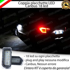 COPPIA LUCI TARGA LED