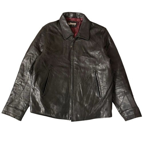 Schott giacca pelle uomo - schott, xl