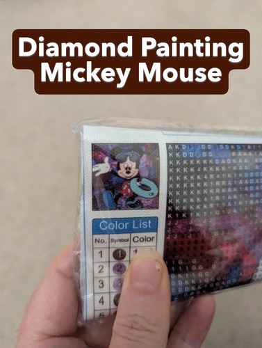 Kit pittura diamante - kit, topolino