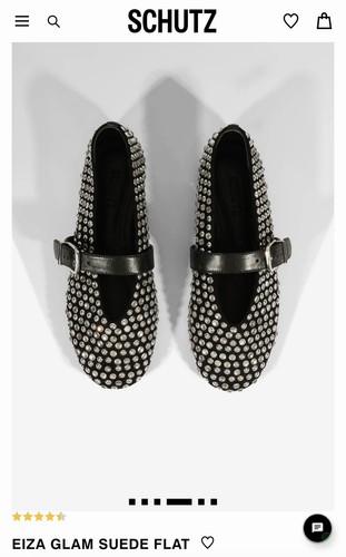 Schutz eiza glam flat - eiza,