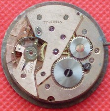 MOVIMENTO FELSA 750 + SFERE E QUADRANTE CREATION Bienne PER RICAMBI SPARE PARTS