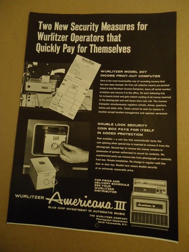 Wurlitzer americana iii poster - wurlitzer,