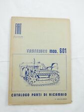 VECCHIO MANUALE PARTI RICAMBIO